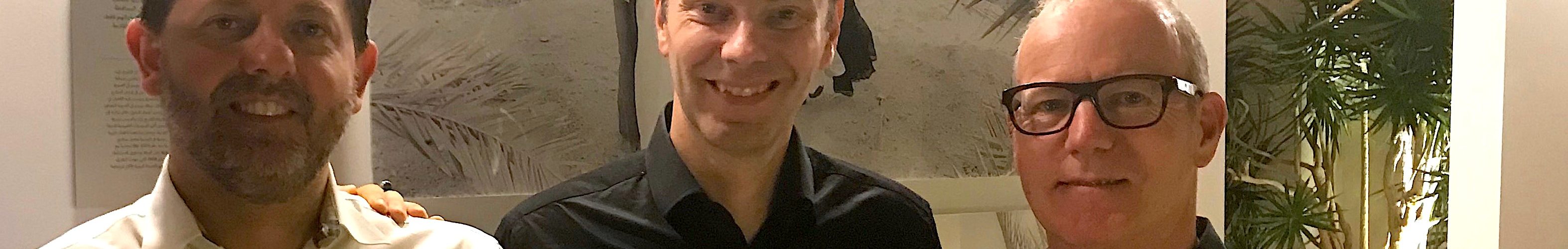 AALZ team, Dimitris Strakas, Rene Franzen, Leon Vanweersch