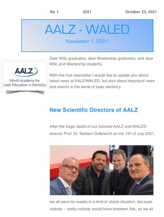 AALZ WALED Newsletter #1